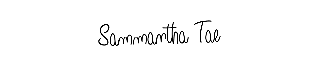 This is the best signature style for the Sammantha Tae name. Also you like these signature font (Angelique-Rose-font-FFP). Mix name signature. Sammantha Tae signature style 5 images and pictures png