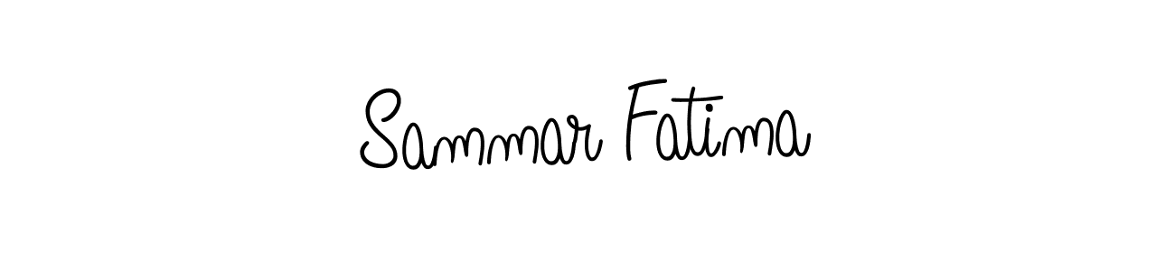 Also we have Sammar Fatima name is the best signature style. Create professional handwritten signature collection using Angelique-Rose-font-FFP autograph style. Sammar Fatima signature style 5 images and pictures png