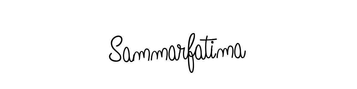 How to make Sammarfatima signature? Angelique-Rose-font-FFP is a professional autograph style. Create handwritten signature for Sammarfatima name. Sammarfatima signature style 5 images and pictures png