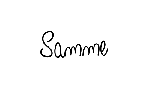 It looks lik you need a new signature style for name Samme. Design unique handwritten (Angelique-Rose-font-FFP) signature with our free signature maker in just a few clicks. Samme signature style 5 images and pictures png