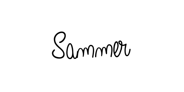 Design your own signature with our free online signature maker. With this signature software, you can create a handwritten (Angelique-Rose-font-FFP) signature for name Sammer. Sammer signature style 5 images and pictures png