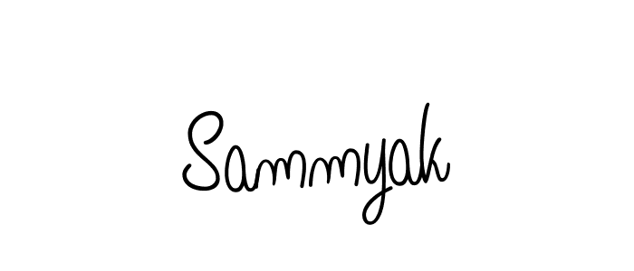 How to make Sammyak signature? Angelique-Rose-font-FFP is a professional autograph style. Create handwritten signature for Sammyak name. Sammyak signature style 5 images and pictures png
