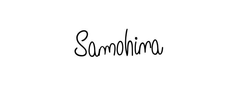 Make a beautiful signature design for name Samohina. Use this online signature maker to create a handwritten signature for free. Samohina signature style 5 images and pictures png