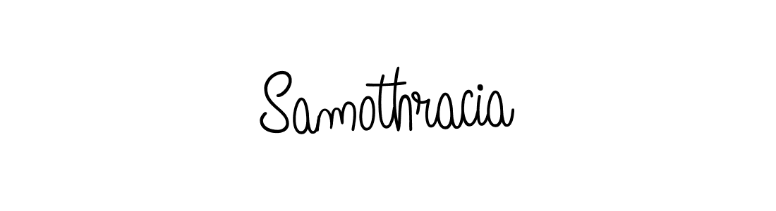 Use a signature maker to create a handwritten signature online. With this signature software, you can design (Angelique-Rose-font-FFP) your own signature for name Samothracia. Samothracia signature style 5 images and pictures png