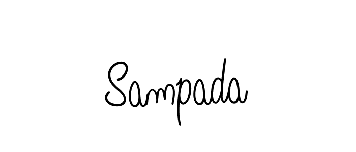 The best way (Angelique-Rose-font-FFP) to make a short signature is to pick only two or three words in your name. The name Sampada include a total of six letters. For converting this name. Sampada signature style 5 images and pictures png