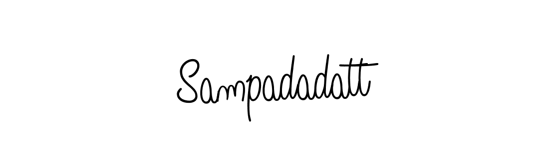 Also we have Sampadadatt name is the best signature style. Create professional handwritten signature collection using Angelique-Rose-font-FFP autograph style. Sampadadatt signature style 5 images and pictures png