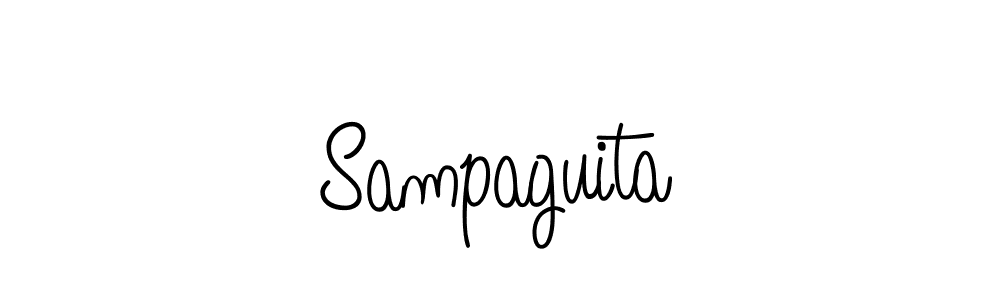 Make a beautiful signature design for name Sampaguita. With this signature (Angelique-Rose-font-FFP) style, you can create a handwritten signature for free. Sampaguita signature style 5 images and pictures png