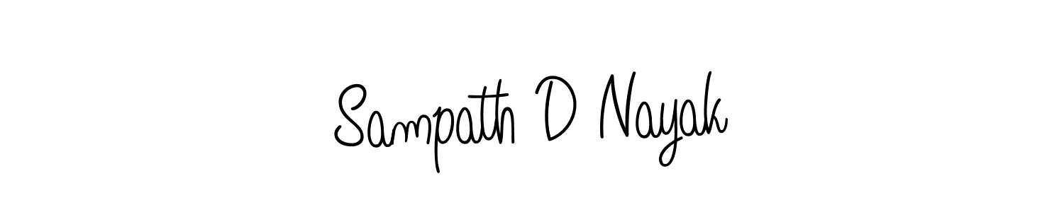 Make a beautiful signature design for name Sampath D Nayak. Use this online signature maker to create a handwritten signature for free. Sampath D Nayak signature style 5 images and pictures png