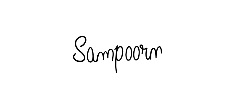 How to make Sampoorn signature? Angelique-Rose-font-FFP is a professional autograph style. Create handwritten signature for Sampoorn name. Sampoorn signature style 5 images and pictures png