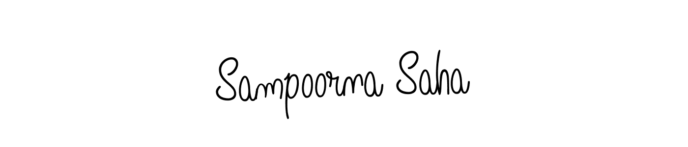 Angelique-Rose-font-FFP is a professional signature style that is perfect for those who want to add a touch of class to their signature. It is also a great choice for those who want to make their signature more unique. Get Sampoorna Saha name to fancy signature for free. Sampoorna Saha signature style 5 images and pictures png