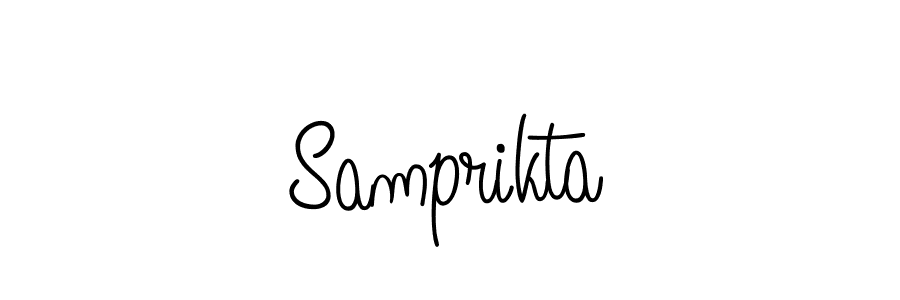 Once you've used our free online signature maker to create your best signature Angelique-Rose-font-FFP style, it's time to enjoy all of the benefits that Samprikta name signing documents. Samprikta signature style 5 images and pictures png