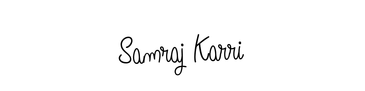 Make a beautiful signature design for name Samraj Karri. Use this online signature maker to create a handwritten signature for free. Samraj Karri signature style 5 images and pictures png