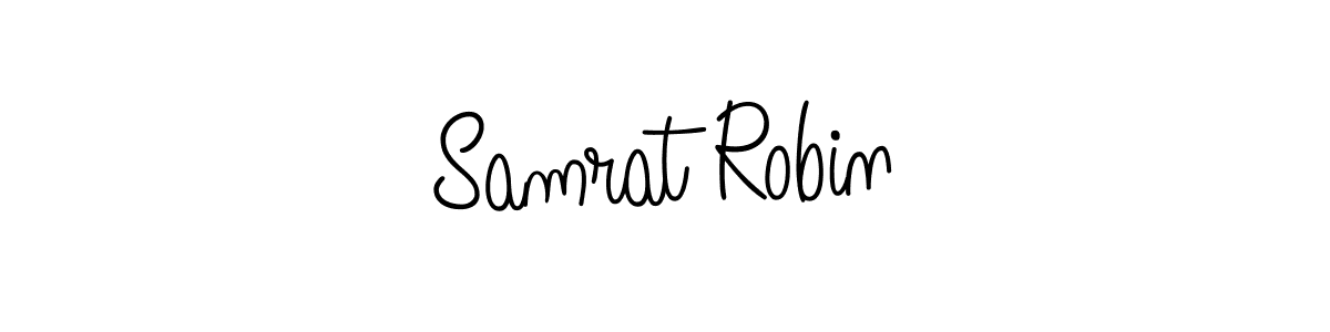 Create a beautiful signature design for name Samrat Robin. With this signature (Angelique-Rose-font-FFP) fonts, you can make a handwritten signature for free. Samrat Robin signature style 5 images and pictures png