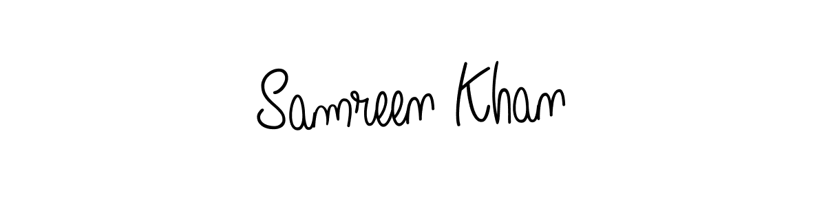 Make a short Samreen Khan signature style. Manage your documents anywhere anytime using Angelique-Rose-font-FFP. Create and add eSignatures, submit forms, share and send files easily. Samreen Khan signature style 5 images and pictures png