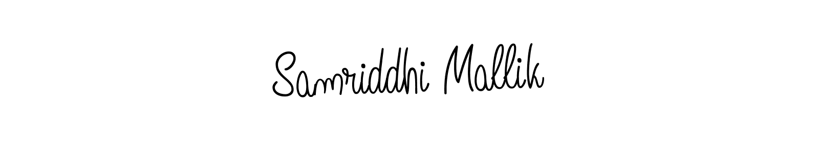Also we have Samriddhi Mallik name is the best signature style. Create professional handwritten signature collection using Angelique-Rose-font-FFP autograph style. Samriddhi Mallik signature style 5 images and pictures png