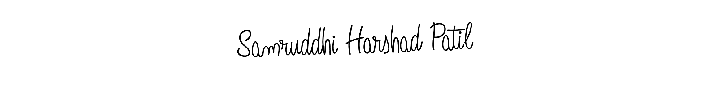 Also You can easily find your signature by using the search form. We will create Samruddhi Harshad Patil name handwritten signature images for you free of cost using Angelique-Rose-font-FFP sign style. Samruddhi Harshad Patil signature style 5 images and pictures png