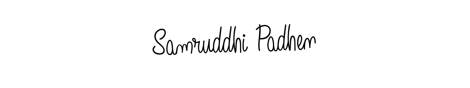 Check out images of Autograph of Samruddhi Padhen name. Actor Samruddhi Padhen Signature Style. Angelique-Rose-font-FFP is a professional sign style online. Samruddhi Padhen signature style 5 images and pictures png