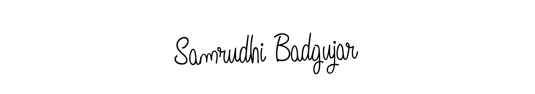 Once you've used our free online signature maker to create your best signature Angelique-Rose-font-FFP style, it's time to enjoy all of the benefits that Samrudhi Badgujar name signing documents. Samrudhi Badgujar signature style 5 images and pictures png