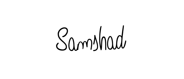 Make a beautiful signature design for name Samshad. Use this online signature maker to create a handwritten signature for free. Samshad signature style 5 images and pictures png