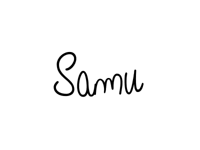 The best way (Angelique-Rose-font-FFP) to make a short signature is to pick only two or three words in your name. The name Samu include a total of six letters. For converting this name. Samu signature style 5 images and pictures png