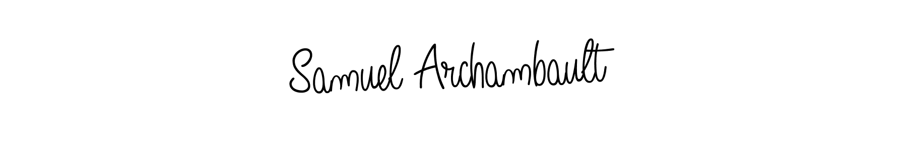 Also we have Samuel Archambault name is the best signature style. Create professional handwritten signature collection using Angelique-Rose-font-FFP autograph style. Samuel Archambault signature style 5 images and pictures png