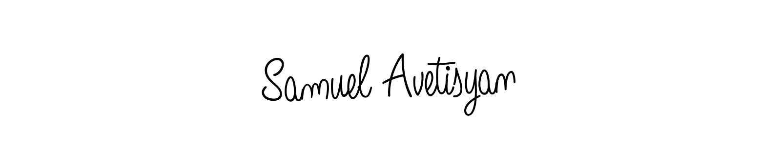 Samuel Avetisyan stylish signature style. Best Handwritten Sign (Angelique-Rose-font-FFP) for my name. Handwritten Signature Collection Ideas for my name Samuel Avetisyan. Samuel Avetisyan signature style 5 images and pictures png