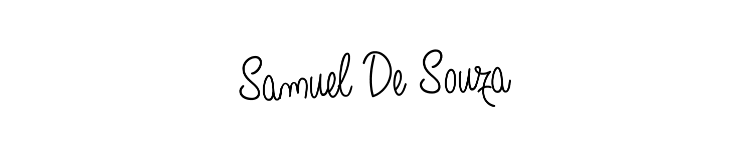 Also You can easily find your signature by using the search form. We will create Samuel De Souza name handwritten signature images for you free of cost using Angelique-Rose-font-FFP sign style. Samuel De Souza signature style 5 images and pictures png
