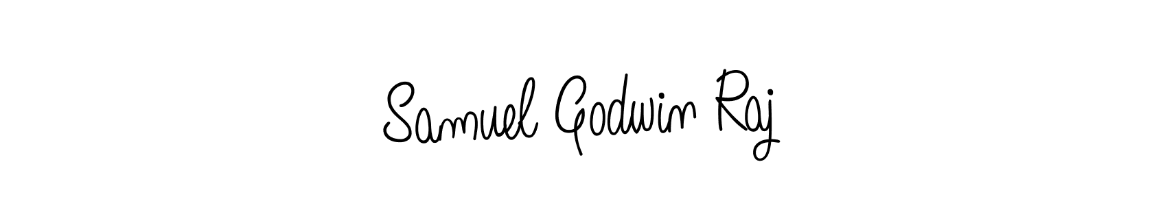 This is the best signature style for the Samuel Godwin Raj name. Also you like these signature font (Angelique-Rose-font-FFP). Mix name signature. Samuel Godwin Raj signature style 5 images and pictures png