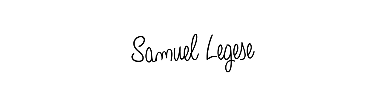 Use a signature maker to create a handwritten signature online. With this signature software, you can design (Angelique-Rose-font-FFP) your own signature for name Samuel Legese. Samuel Legese signature style 5 images and pictures png