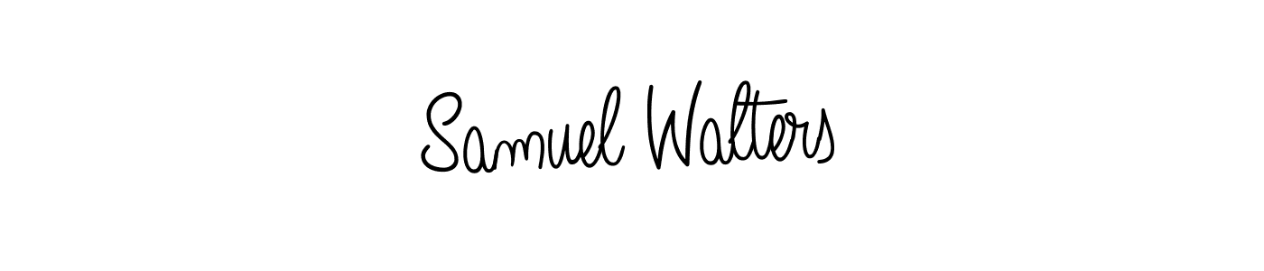 You should practise on your own different ways (Angelique-Rose-font-FFP) to write your name (Samuel Walters) in signature. don't let someone else do it for you. Samuel Walters signature style 5 images and pictures png