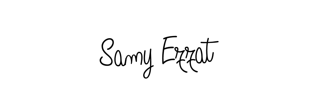 How to make Samy Ezzat name signature. Use Angelique-Rose-font-FFP style for creating short signs online. This is the latest handwritten sign. Samy Ezzat signature style 5 images and pictures png