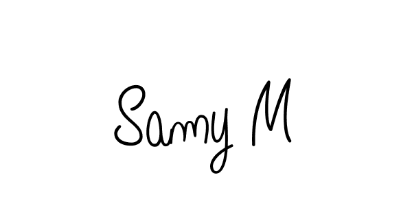 Similarly Angelique-Rose-font-FFP is the best handwritten signature design. Signature creator online .You can use it as an online autograph creator for name Samy M. Samy M signature style 5 images and pictures png