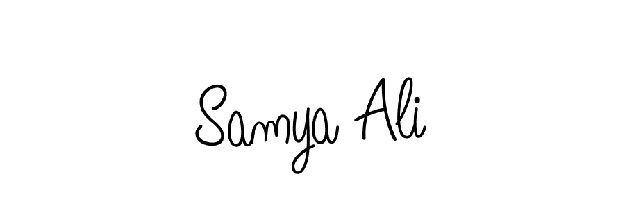 Also we have Samya Ali name is the best signature style. Create professional handwritten signature collection using Angelique-Rose-font-FFP autograph style. Samya Ali signature style 5 images and pictures png