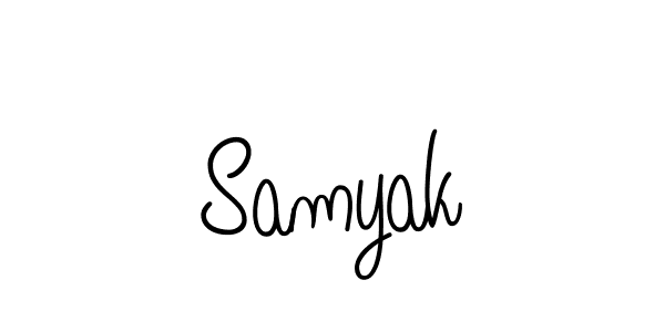 The best way (Angelique-Rose-font-FFP) to make a short signature is to pick only two or three words in your name. The name Samyak include a total of six letters. For converting this name. Samyak signature style 5 images and pictures png
