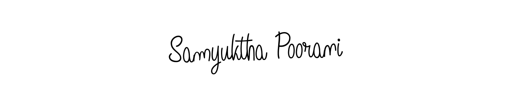 Here are the top 10 professional signature styles for the name Samyuktha Poorani. These are the best autograph styles you can use for your name. Samyuktha Poorani signature style 5 images and pictures png