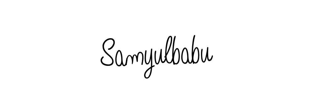 Similarly Angelique-Rose-font-FFP is the best handwritten signature design. Signature creator online .You can use it as an online autograph creator for name Samyulbabu. Samyulbabu signature style 5 images and pictures png
