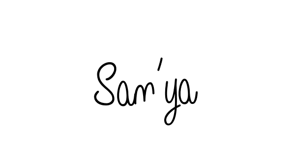 It looks lik you need a new signature style for name San'ya. Design unique handwritten (Angelique-Rose-font-FFP) signature with our free signature maker in just a few clicks. San'ya signature style 5 images and pictures png