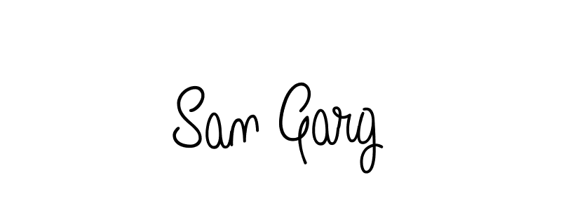Angelique-Rose-font-FFP is a professional signature style that is perfect for those who want to add a touch of class to their signature. It is also a great choice for those who want to make their signature more unique. Get San Garg name to fancy signature for free. San Garg signature style 5 images and pictures png