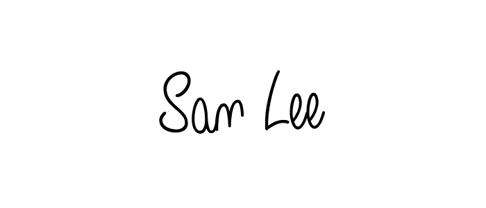 Once you've used our free online signature maker to create your best signature Angelique-Rose-font-FFP style, it's time to enjoy all of the benefits that San Lee name signing documents. San Lee signature style 5 images and pictures png