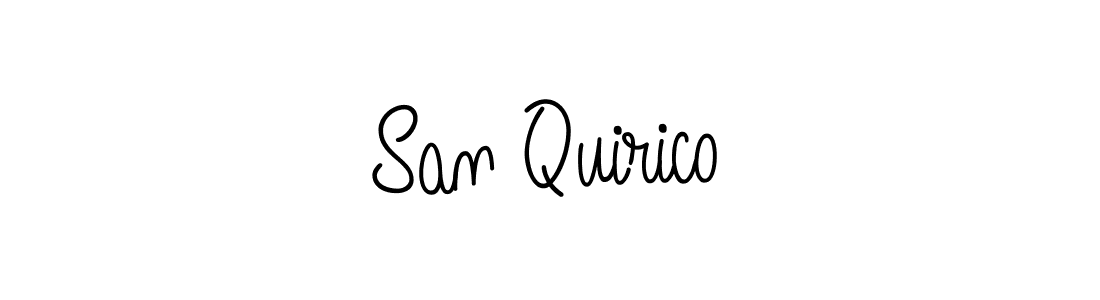 How to Draw San Quirico signature style? Angelique-Rose-font-FFP is a latest design signature styles for name San Quirico. San Quirico signature style 5 images and pictures png
