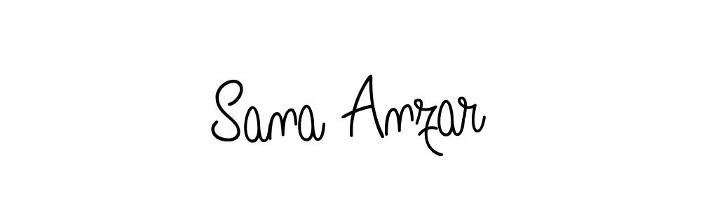 Design your own signature with our free online signature maker. With this signature software, you can create a handwritten (Angelique-Rose-font-FFP) signature for name Sana Anzar. Sana Anzar signature style 5 images and pictures png