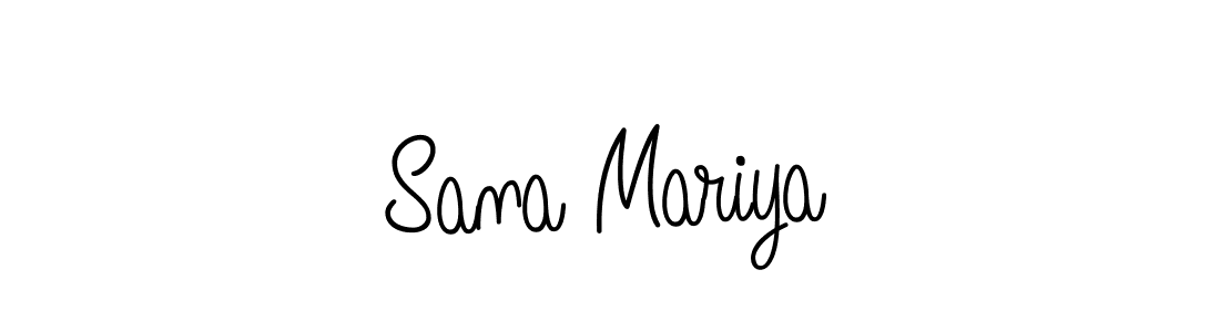 How to Draw Sana Mariya signature style? Angelique-Rose-font-FFP is a latest design signature styles for name Sana Mariya. Sana Mariya signature style 5 images and pictures png