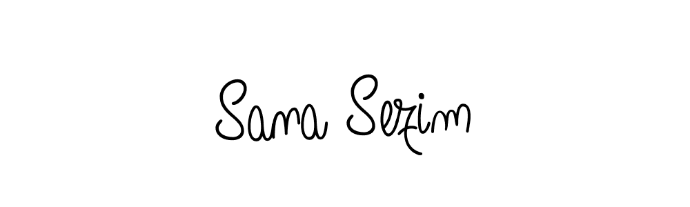 Create a beautiful signature design for name Sana Sezim. With this signature (Angelique-Rose-font-FFP) fonts, you can make a handwritten signature for free. Sana Sezim signature style 5 images and pictures png