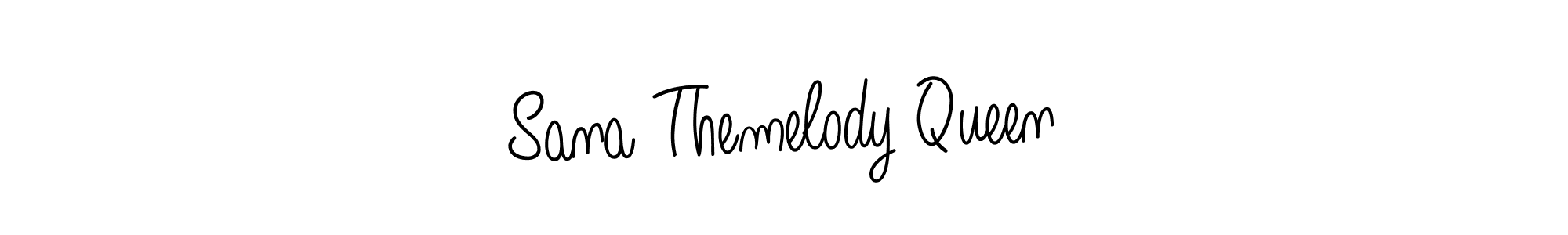 How to make Sana Themelody Queen signature? Angelique-Rose-font-FFP is a professional autograph style. Create handwritten signature for Sana Themelody Queen name. Sana Themelody Queen signature style 5 images and pictures png