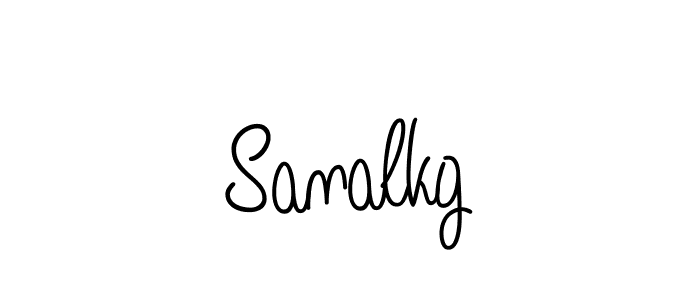 Also we have Sanalkg name is the best signature style. Create professional handwritten signature collection using Angelique-Rose-font-FFP autograph style. Sanalkg signature style 5 images and pictures png