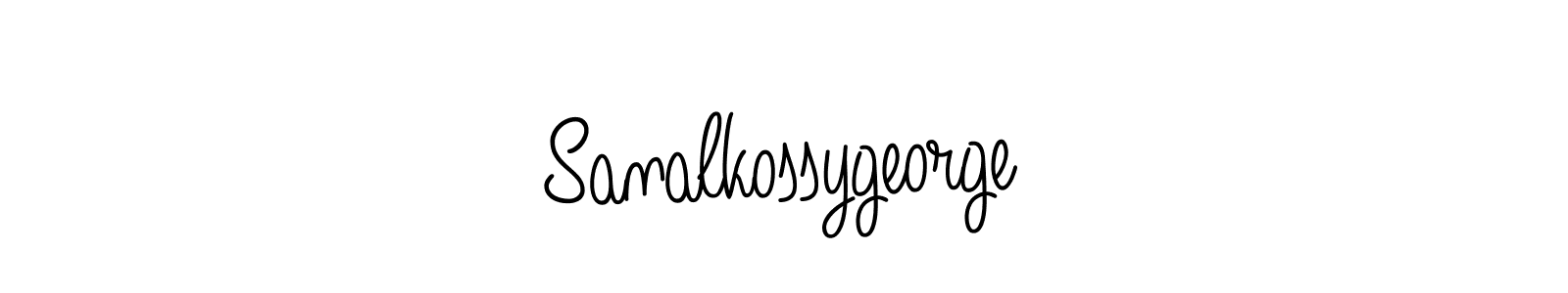How to make Sanalkossygeorge signature? Angelique-Rose-font-FFP is a professional autograph style. Create handwritten signature for Sanalkossygeorge name. Sanalkossygeorge signature style 5 images and pictures png