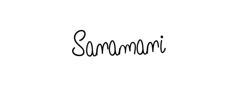 You can use this online signature creator to create a handwritten signature for the name Sanamani. This is the best online autograph maker. Sanamani signature style 5 images and pictures png