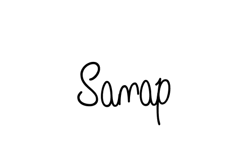 Make a beautiful signature design for name Sanap. Use this online signature maker to create a handwritten signature for free. Sanap signature style 5 images and pictures png