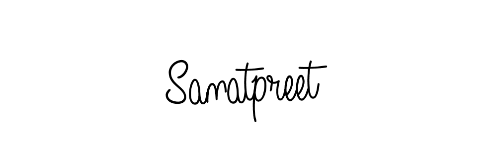 The best way (Angelique-Rose-font-FFP) to make a short signature is to pick only two or three words in your name. The name Sanatpreet include a total of six letters. For converting this name. Sanatpreet signature style 5 images and pictures png