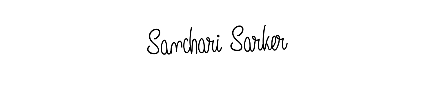 Also we have Sanchari Sarker name is the best signature style. Create professional handwritten signature collection using Angelique-Rose-font-FFP autograph style. Sanchari Sarker signature style 5 images and pictures png
